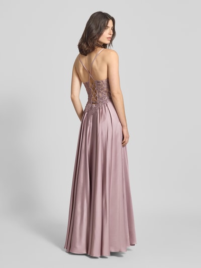 Mascara Abendkleid mit Herz-Ausschnitt Rose 5