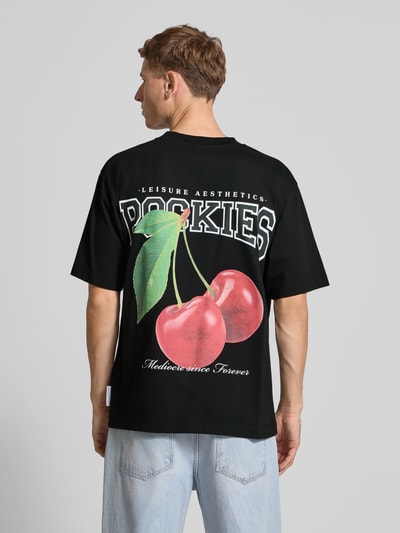 POCKIES T-Shirt mit Label-Print Black 5