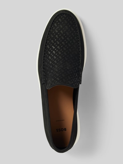 BOSS Loafer aus echtem Leder Modell 'Sienne' Black 3