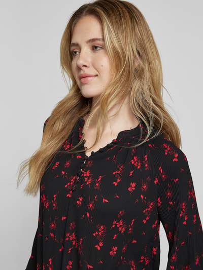 Lauren Ralph Lauren Blusenshirt mit Raffungen Modell 'VERSILLA' Black 3