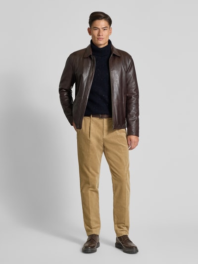 SELECTED HOMME Relaxed fit coltrui van wolmix Donkerblauw - 1