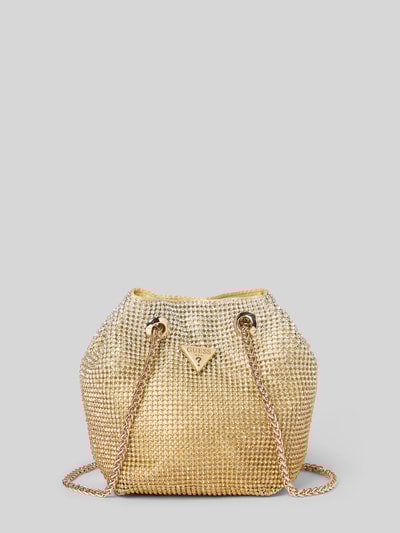 Guess Handtasche mit Strasssteinbesatz Modell 'ZALINA' Gold 2
