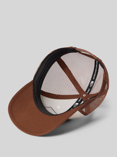 Produktfoto, Trucker Cap mit Label-Patch van The North Face voor heren, versterkte klep, labelpatch, verstelbare trensje, bruin met mesh-textuur