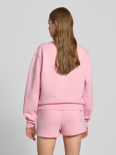 Colourful Rebel Sweatshirt met labelpatch, model 'Rebel' Roze - 5