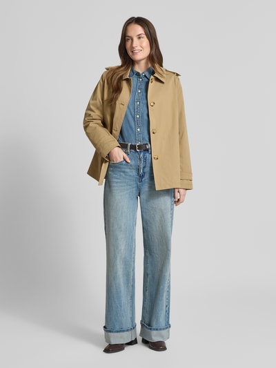 Lauren Ralph Lauren Regular Fit Trenchcoat mit Umlegekragen Camel 1