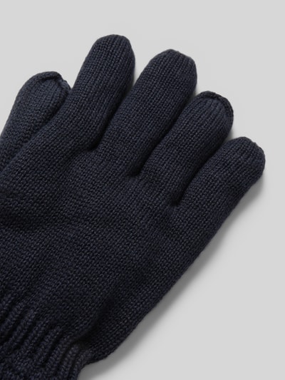 camel active Rękawiczki z prążkowanym wykończeniem Granatowy 3