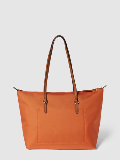 Lauren Ralph Lauren Tote Bag mit Label-Detail Modell 'KEATON' Orange 4