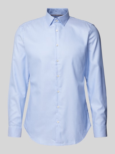 Jake*s Slim Fit Business-Hemd mit Kentkragen Bleu 2