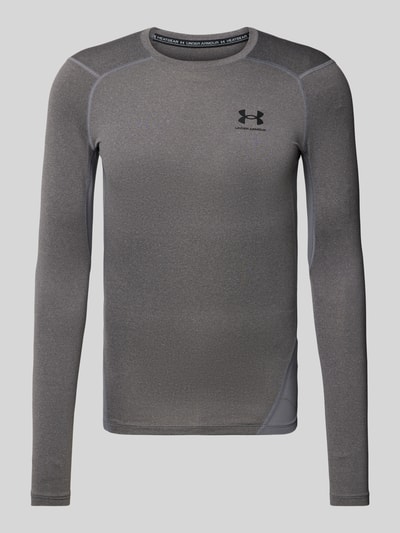 Under Armour Longsleeve mit Label-Print Hellgrau 1