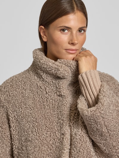 WHITE LABEL Jacke mit Teddyfell Taupe 3