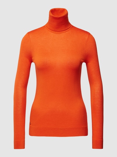 Lauren Ralph Lauren Strickpullover mit Seide-Anteil Modell 'ZOE' Orange 2