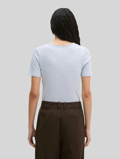 Marc O'Polo Regular Fit T-Shirt aus reiner Baumwolle Hellblau 5