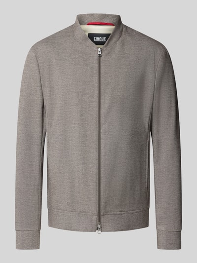 CINQUE Regular Fit Jacke mit Viskose-Anteil Modell 'Cross' Mittelbraun 1