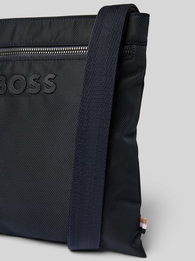 BOSS Schoudertas met labelapplicatie, model 'Catch_3.0' Donkerblauw - 3