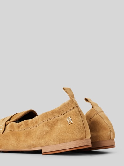 Tommy Hilfiger Moccasins met een treklus Beige - 2