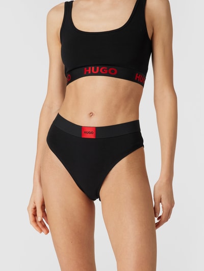 HUGO Slip mit Label-Patch Black 1