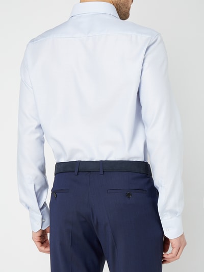 Eterna Regular Fit Business-Hemd mit extra langem Arm Bleu 5