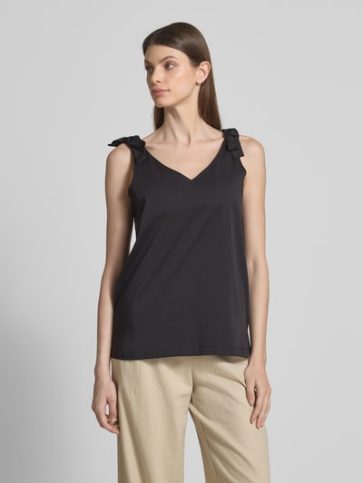 Smith and Soul Regular Fit Blusentop mit V-Ausschnitt Black 4