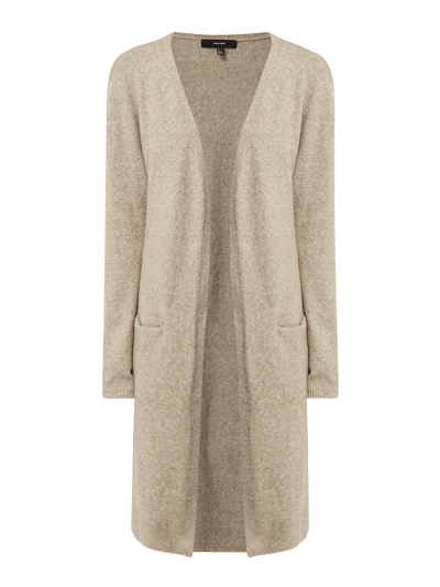 Vero Moda Cardigan mit Eingrifftaschen Modell 'Doffy' Beige Melange 2