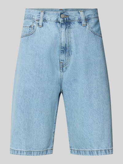 Carhartt Work In Progress Szorty jeansowe z wpuszczanymi kieszeniami model ‘LANDON’ Jeansowy niebieski 2