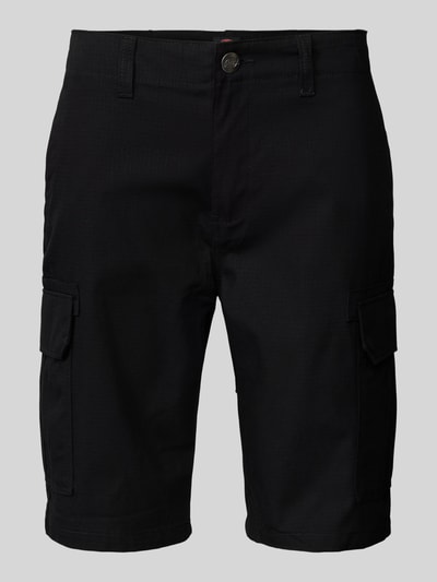 Dickies Korte regular fit cargobroek met structuurmotief, model 'MILLERVILLE' Zwart - 2