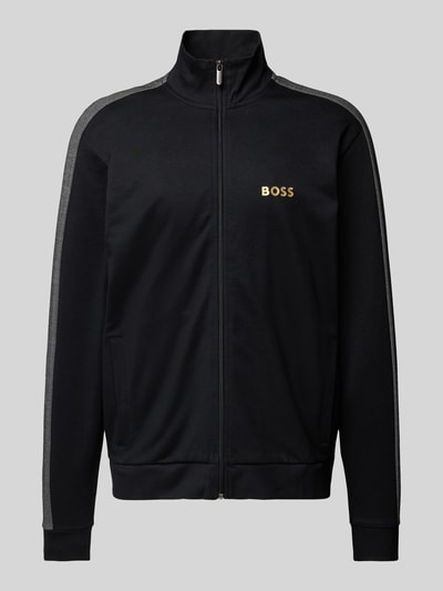 BOSS Sweatjacke mit Label-Print Black 2