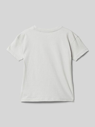 Blue Seven T-Shirt mit Motiv-Print Mittelgrau Melange 3