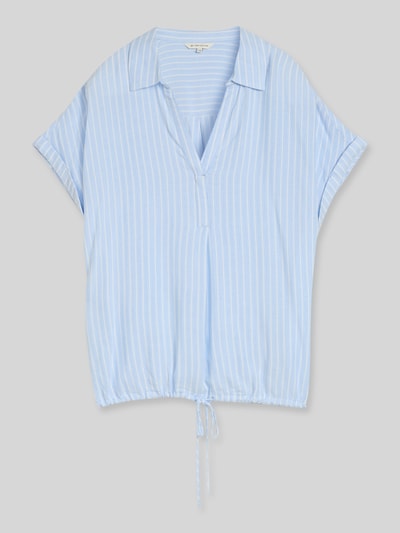 Tom Tailor relaxed fit blouse van viscose Lichtblauw - 2