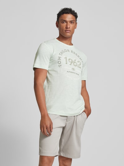 Tom Tailor T-Shirt mit Label-Print Lind 4