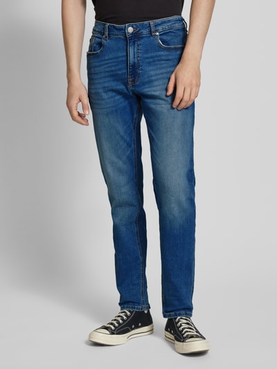 REVIEW Essentials Slim Fit Jeans  Dunkelblau 4