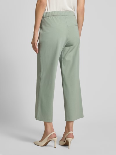 Brax Spodnie materiałowe z szeroką nogawką i elastycznym pasem model ‘Style.Maine’ Trzcinowy 5