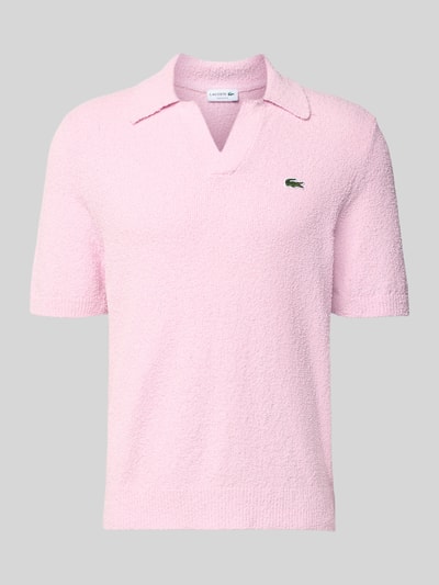 Lacoste regular fit poloshirt van katoenmix Roze - 2
