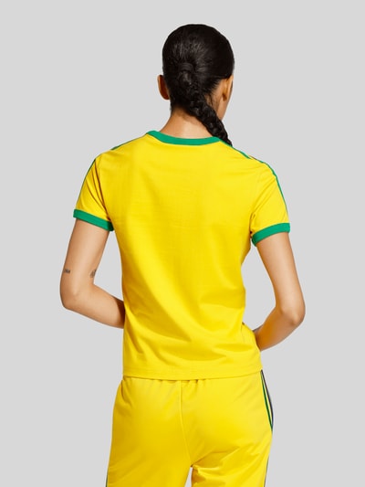 adidas Originals Slim Fit T-Shirt aus Baumwoll-Mix GELB 5