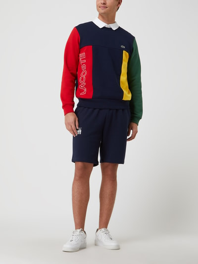 Lacoste Classic Fit Sweatshirt im Colour-Blocking-Design  Marine 1