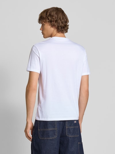 Calvin Klein Jeans T-Shirt mit Label-Print Weiss 5