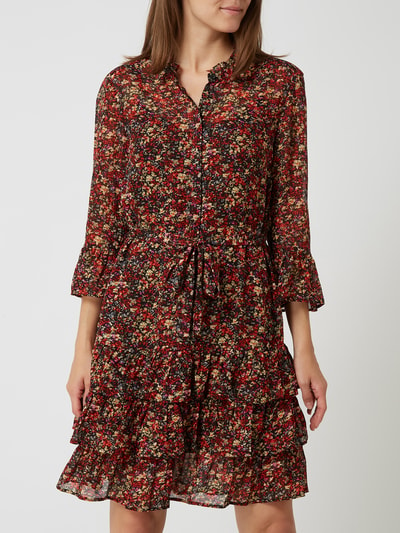 Set Jurk van viscose met bloemenmotief in rood online kopen P C