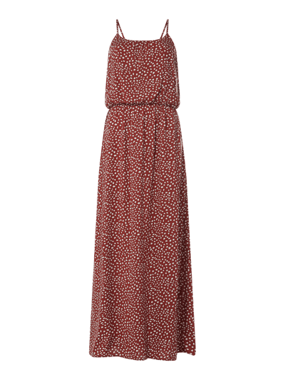 Only Maxikleid mit Allover-Muster Modell 'Nova' Rot 1