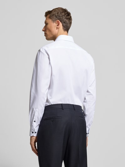 ETERNA Modern Fit Business-Hemd mit Knopfleiste Weiss 5