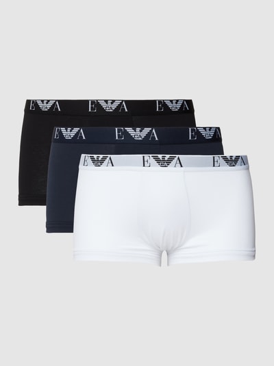 Emporio Armani Trunks mit Stretch-Anteil im 3er-Pack Marineblau 2