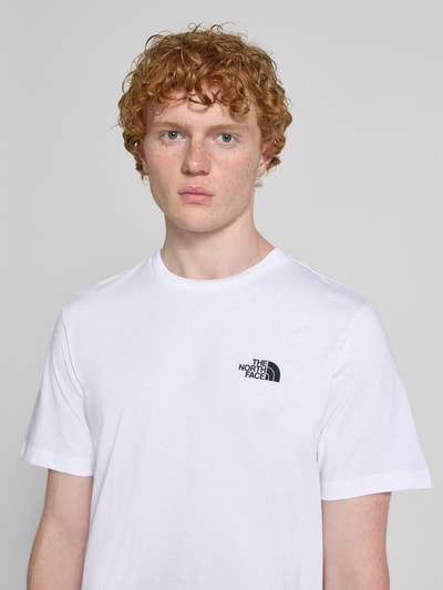 The North Face T-shirt met labelprint Wit - 3