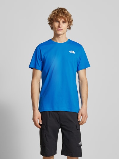 The North Face T-shirt met labelprint Lichtblauw - 4