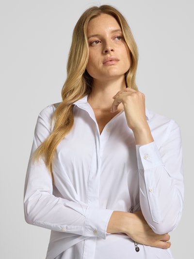 Lauren Ralph Lauren Regular Fit Hemdbluse mit Ketten-Detail Modell 'Coniah' Weiss 3