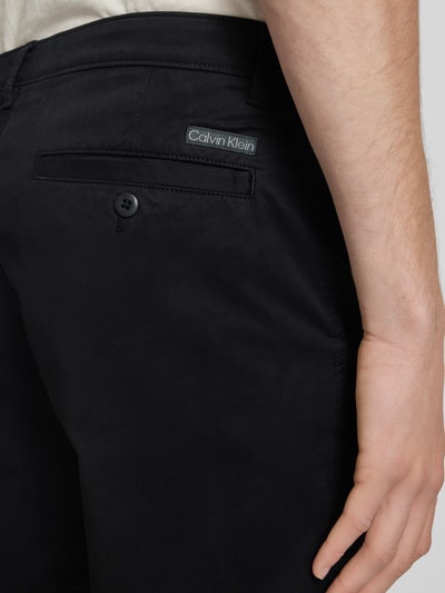 Calvin Klein Jeans Slim Fit Chino mit Eingrifftaschen Black 3