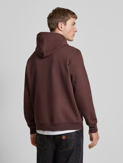 adidas Originals Hoodie mit Label-Stitching Dunkelbraun 5