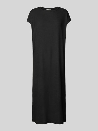 Tom Tailor Denim Midi-jurk met kapmouwen Zwart - 2