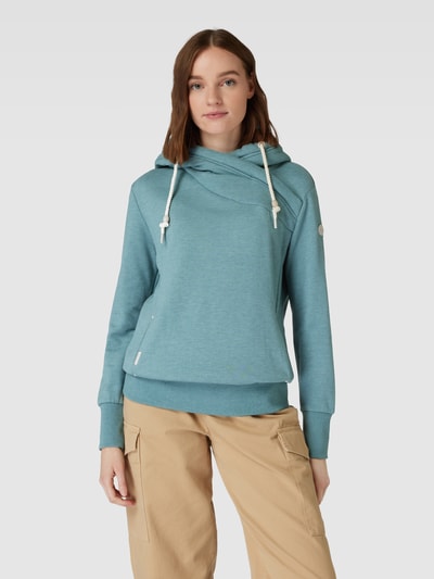 Ragwear Hoodie met steekzakken, model 'Happenn' Oceaanblauw gemêleerd - 4