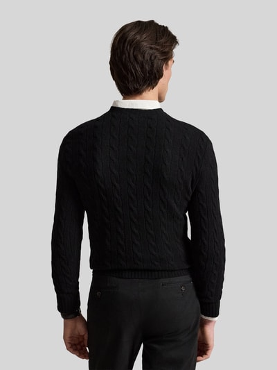 Polo Ralph Lauren Regular Fit Pullover aus Woll-Kaschmir-Mix Black 5