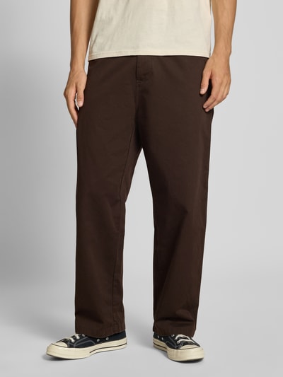 Carhartt Work In Progress Wide Leg Hose mit Eingriff- und Gesäßtaschen Modell 'BRADY' Dunkelbraun 4
