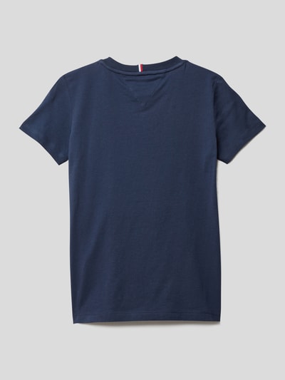 Tommy Hilfiger Teens T-Shirt mit Label-Print Marine 3