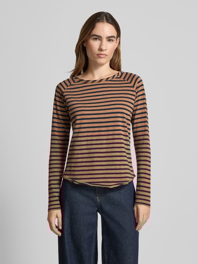 Smith and Soul Bluzka z długim rękawem z dekoltem okrągłym Beżowy 4